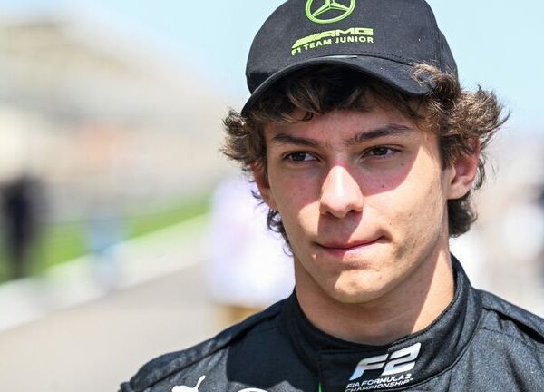 Andrea Kimi Antonelli, a 2025 contender to replace Lewis Hamilton at Mercedes, in first Formula 1 test