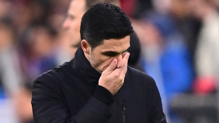 Arsenal knocked out of Champions League: Mikel Arteta says Gunners must show they can turn season around against Wolves