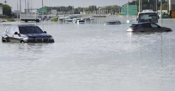 Storm dumps heaviest rain ever recorded in UAE, flooding roads and Dubai airport