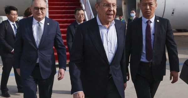 Russia’s foreign minister visits Beijing to emphasise close ties with China