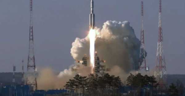 Russia blasts new heavy-lift rocket into space after two aborted launches