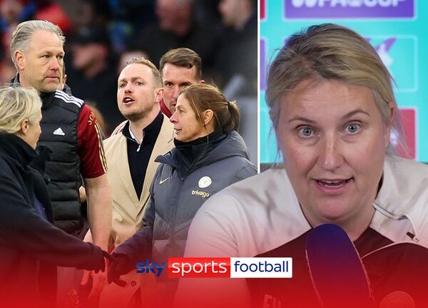 Emma Hayes: Chelsea Women boss responds to Arsenal’s Jonas Eidevall with poem after cup final bust-up