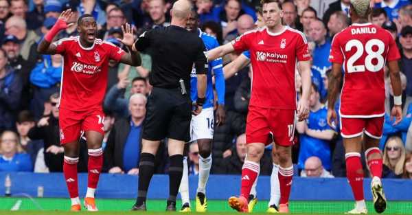 Nottingham Forest launch bitter attack on referees chiefs over penalty claims