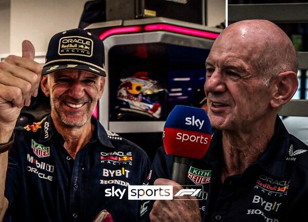 F1: Christian Horner insists he remains friends with Adrian Newey despite designer leaving Red Bull