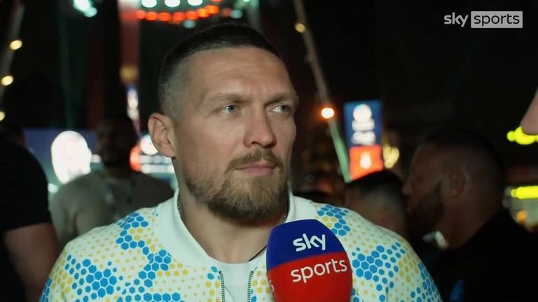Fury vs Usyk: Oleksandr Usyk reveals how he called off his team to stop a brawl after Fury fracas