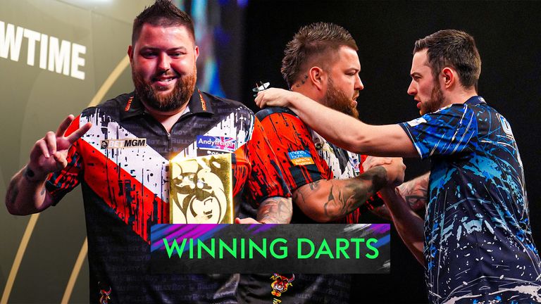 Premier League Darts: Michael Smith clinches play-off spot and takes nightly victory against Luke Humphries in Sheffield