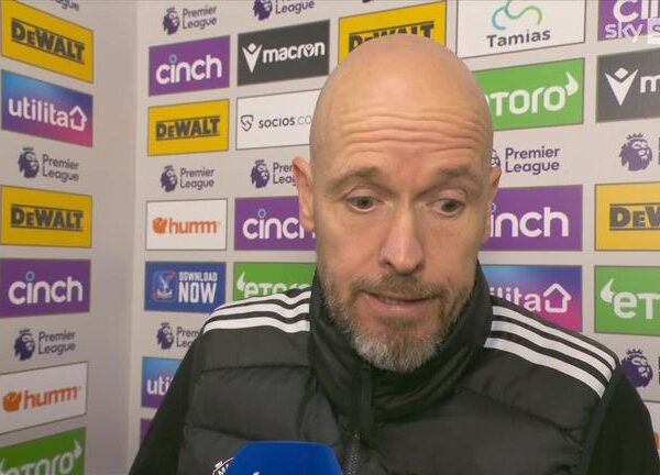 Erik ten Hag admits Man Utd’s loss to Crystal Palace was the worst of the season but insists he’s the right manager