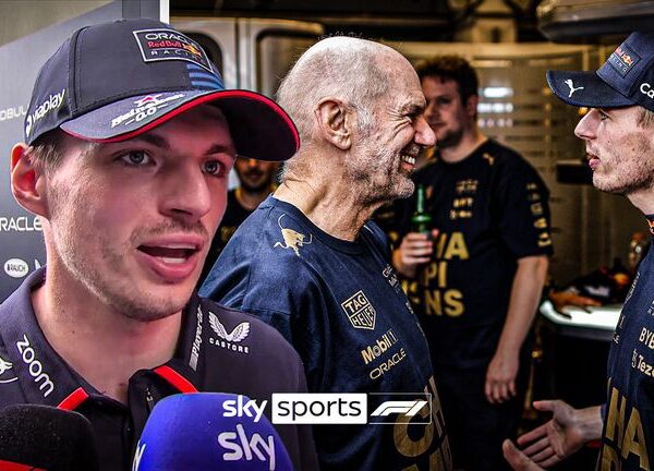 Max Verstappen says he ‘doesn’t blame’ Adrian Newey for leaving Red Bull in Formula 1 ‘shark tank’