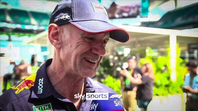 Adrian Newey: Lewis Hamilton comments over Ferrari union ‘very flattering’, says outgoing Red Bull designer