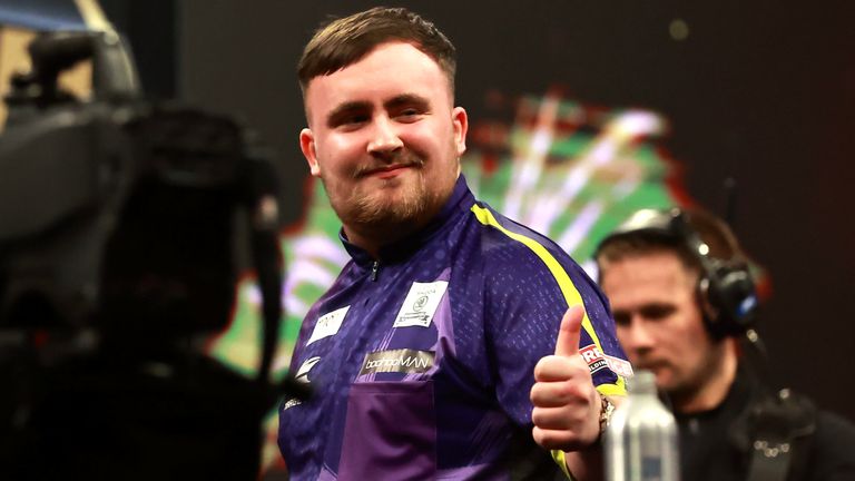 Luke Littler says the pressure is off after qualifying for Premier League Darts play-offs and why Man Utd should snub ECL