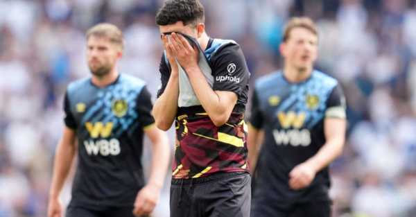 Burnley relegated after Tottenham fight back to claim victory