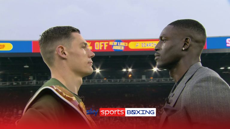 Chris Billam-Smith and Richard Riakporhe in dressing-room row ahead of world title clash at Selhurst Park