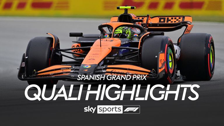 Spanish GP Qualifying: Lando Norris produces last-gasp pole lap to beat Max Verstappen and Lewis Hamilton