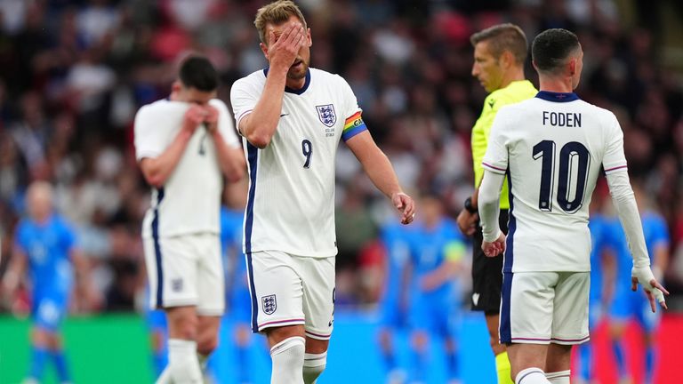 Harry Kane, Gareth Southgate say England’s team press failing after Denmark draw – what’s causing the problem at Euro 2024?