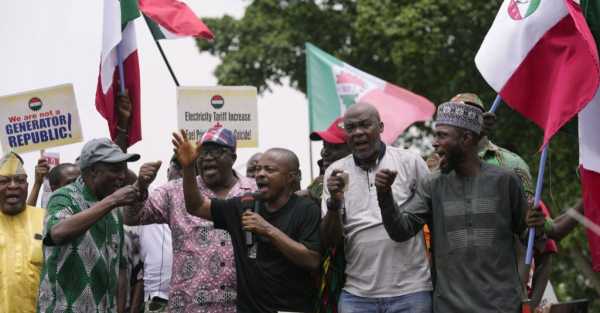 Nigeria loses electricity and major airports close as unions begin strikes