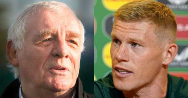 Eamon Dunphy brands James McClean ‘a mouth’ and Roy Keane ‘a poor analyst’
