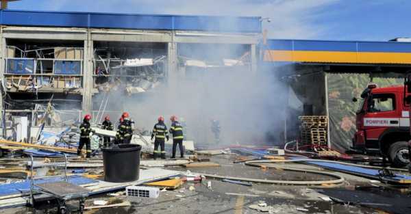 Blast at Romanian DIY store injures at least 13 people