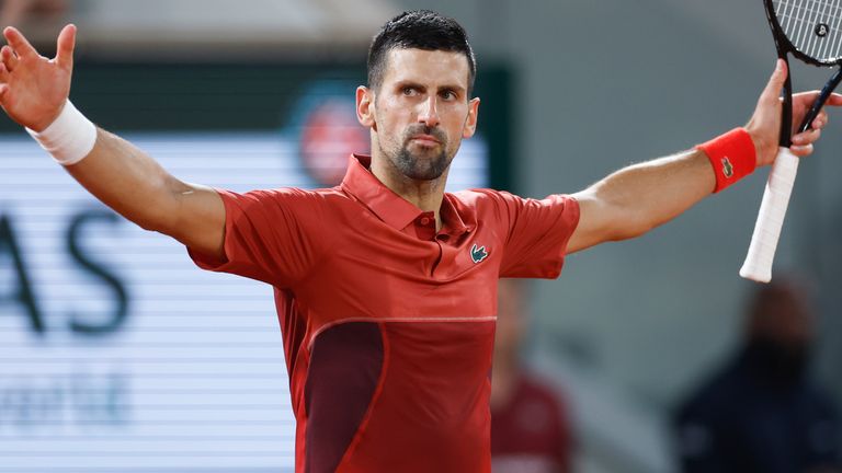 Novak Djokovic: Defending champion and world No 1 survives French Open epic against Lorenzo Musetti