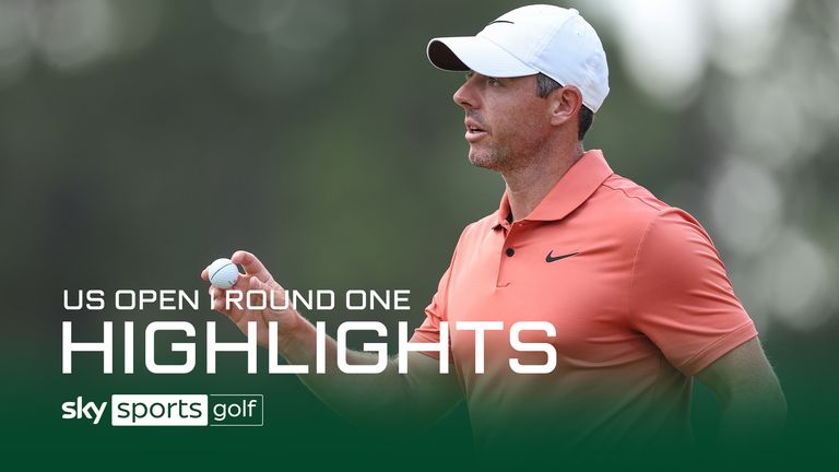 US Open 2024: Rory McIlroy shares first-round lead with Patrick Cantlay as Scottie Scheffler, Tiger Woods struggle