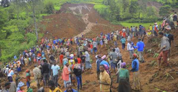Search for missing after Ethiopia mudslides continues as death toll rises to 257