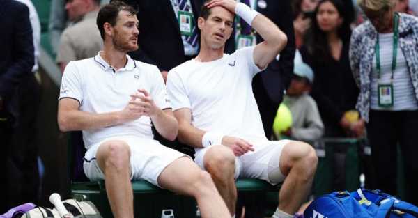 Andy and Jamie Murray beaten in emotional Centre Court doubles clash