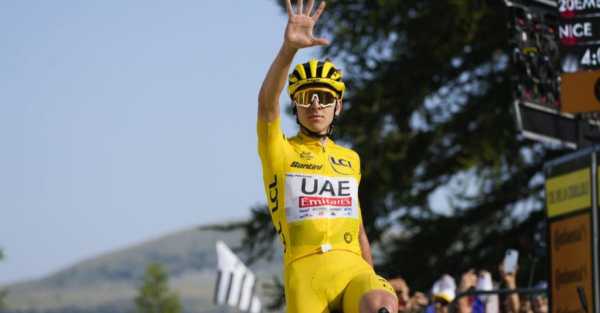 Tadej Pogacar closes in on third Tour de France crown after fifth stage victory