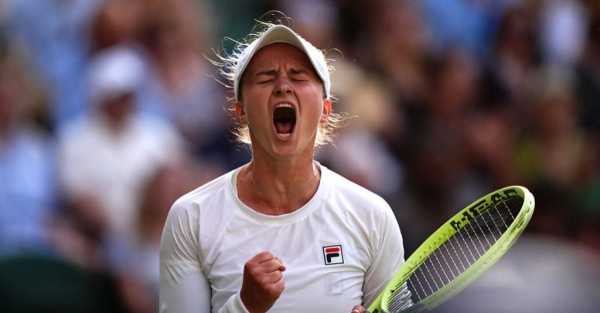 Barbora Krejcikova knocks out former champion Elena Rybakina in Wimbledon semis