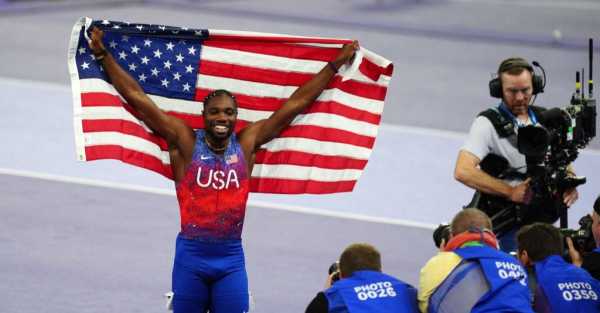 Noah Lyles of the United States wins gold medal in Men’s 100m final