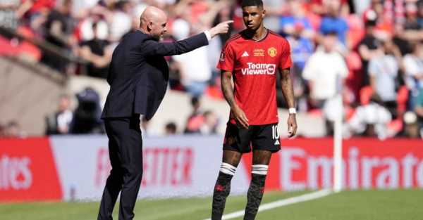 Erik Ten Hag backs Marcus Rashford to take confidence from recent goals