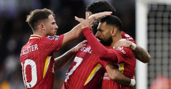 Liverpool go top of the Premier League after win at Wolves