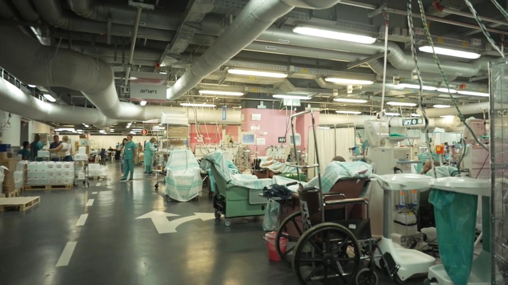 Video Hezbollah war possibility push Israeli hospital to go underground