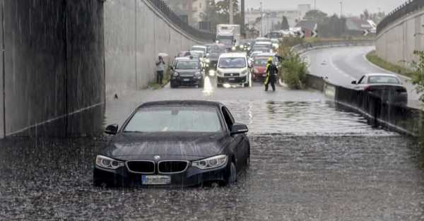 Man missing as torrential rains flood northern Italy