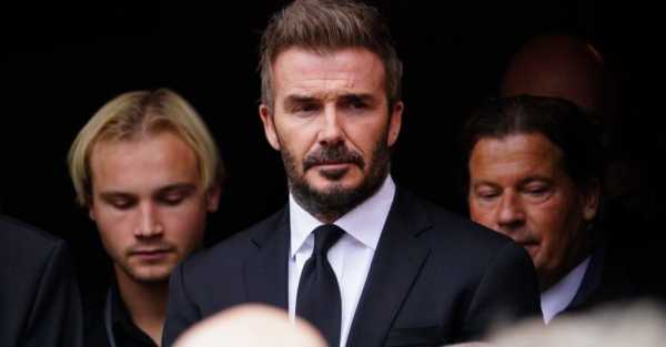 David Beckham among mourners at Sven-Goran Eriksson’s funeral in Sweden