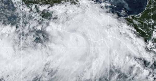 Tropical storm hitting Mexico coast with risk of catastrophic flooding