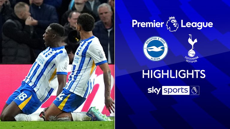 Tottenham’s Premier League collapses compared as Brighton capitulation sets unwanted record