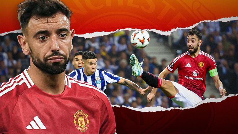 Bruno Fernandes’ Man Utd form analysed: Positioning, pressing and creativity all part of the problem?