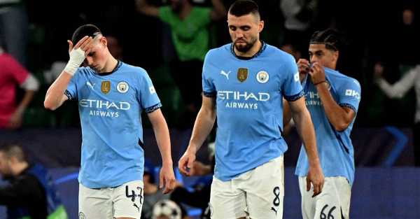 Manchester City thumped by Sporting in Ruben Amorim’s home farewell