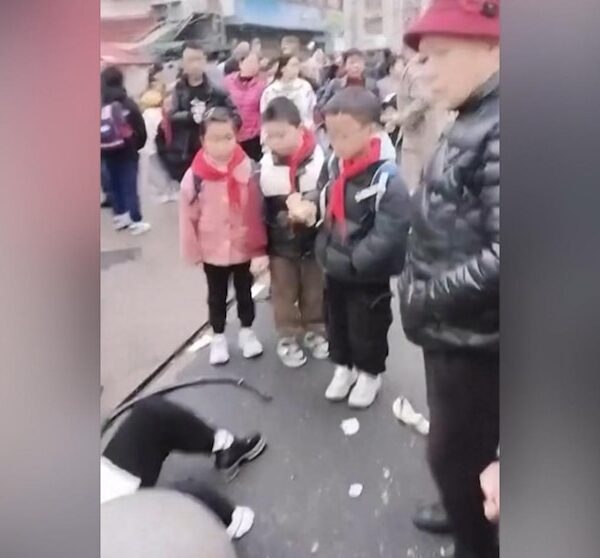 Video Children injured as car crashes into primary school in China