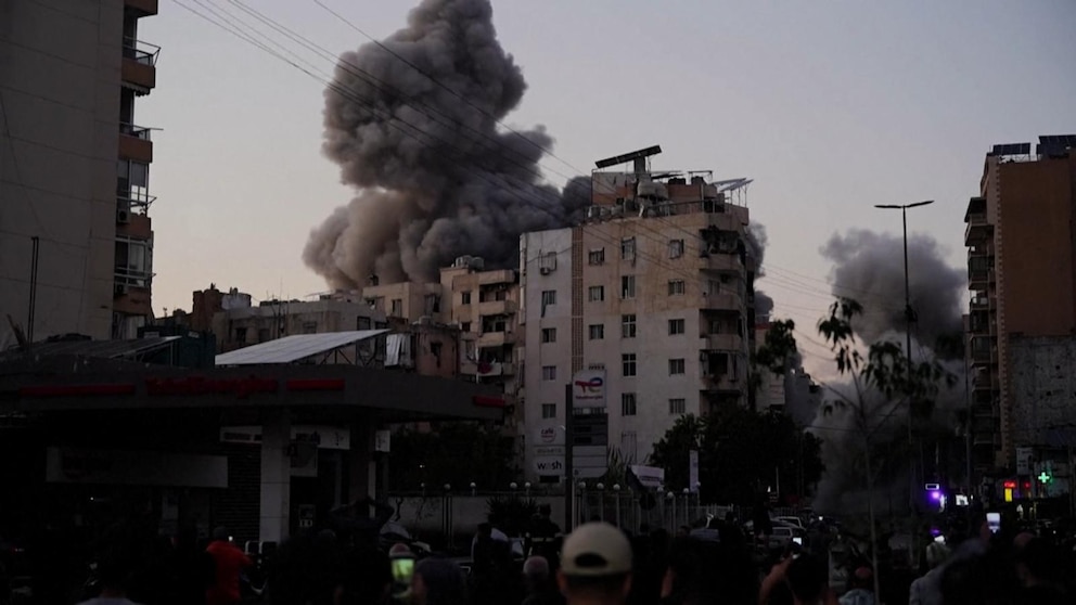 Video IDF bombs Beirut 30 times in 2 days