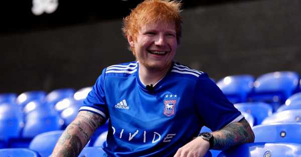 Ed Sheeran’s fame helped us sign a player, Ipswich Town chairman reveals