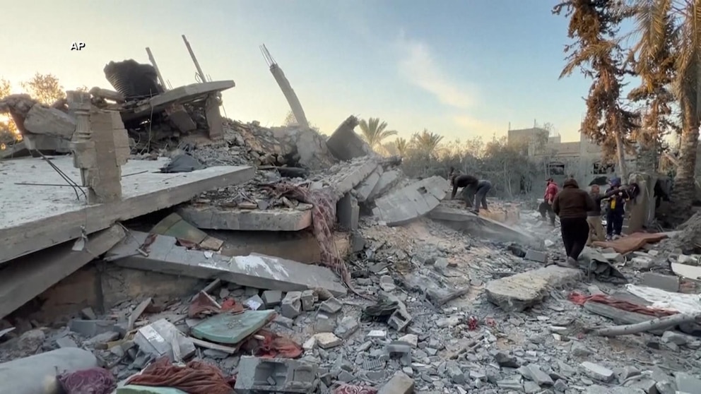 Video Hamas reports Israeli attack on Gaza’s Nuseirat refugee camp