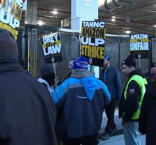 Video Thousands of Amazon workers go on strike