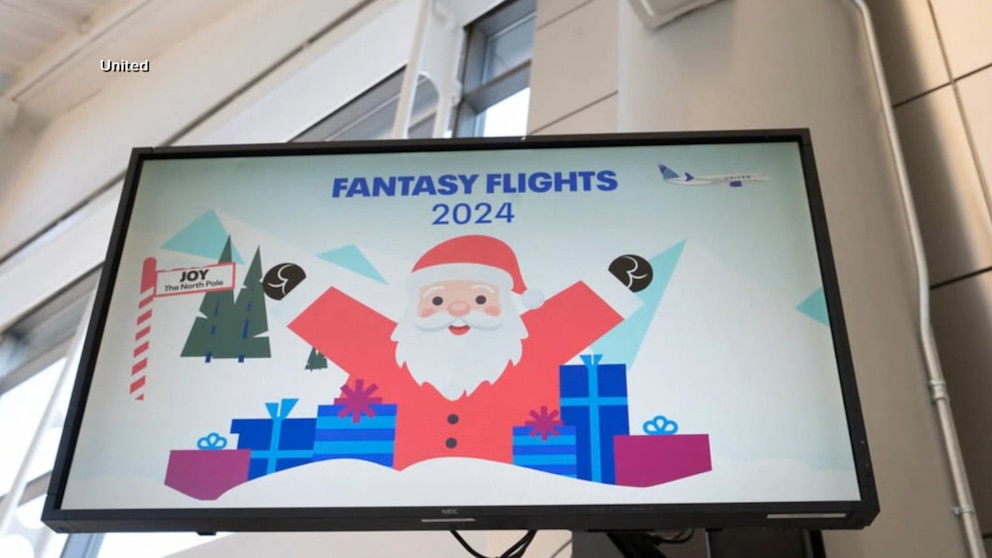 Video Taking a ‘fantasy flight’ with Santa