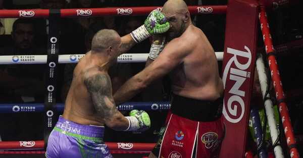 Tyson Fury loses title showdown against Oleksandr Usyk by unanimous decision