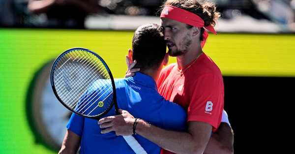 Novak Djokovic booed as he pulls out after one set of Melbourne semi-final