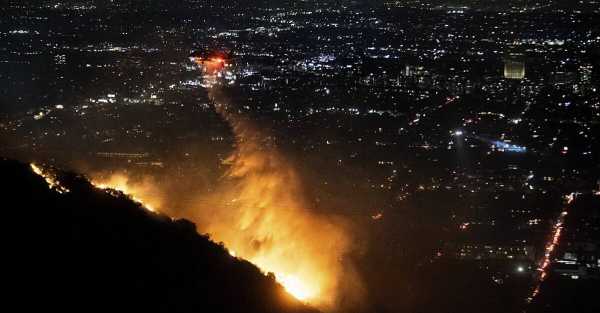 David and Victoria Beckham among stars sending support as fires rage across LA