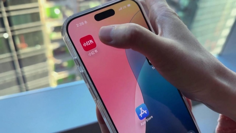 Video Americans flock to Chinese app ‘RedNote’ amid looming TikTok ban