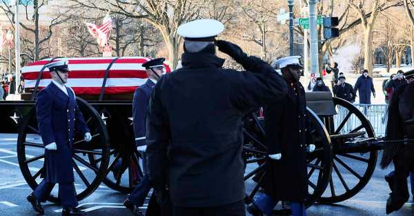 Former US president Jimmy Carter’s coffin arrives in Washington