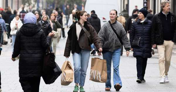 Consumer sentiment improves to six-month high in January