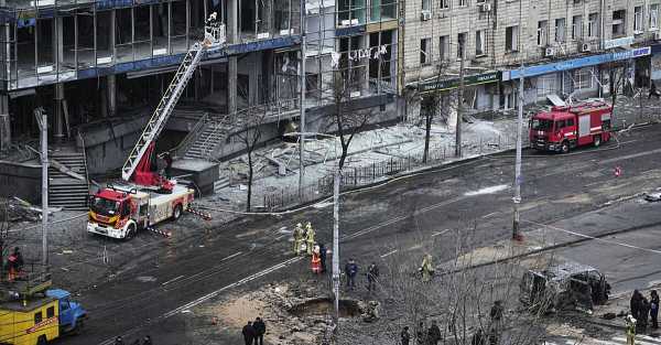 Four die in attack on Ukraine’s capital while drones hit Russia